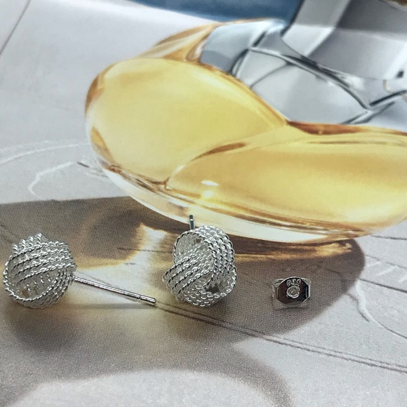 Sterling Silver 925 Stud Earrings - Picture 5 of 5